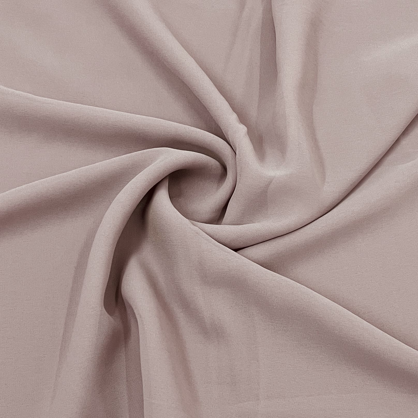 classic clay brown solid georgette fabric