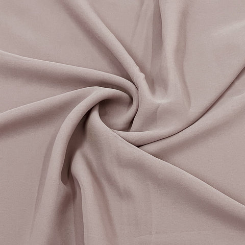 classic clay brown solid georgette fabric