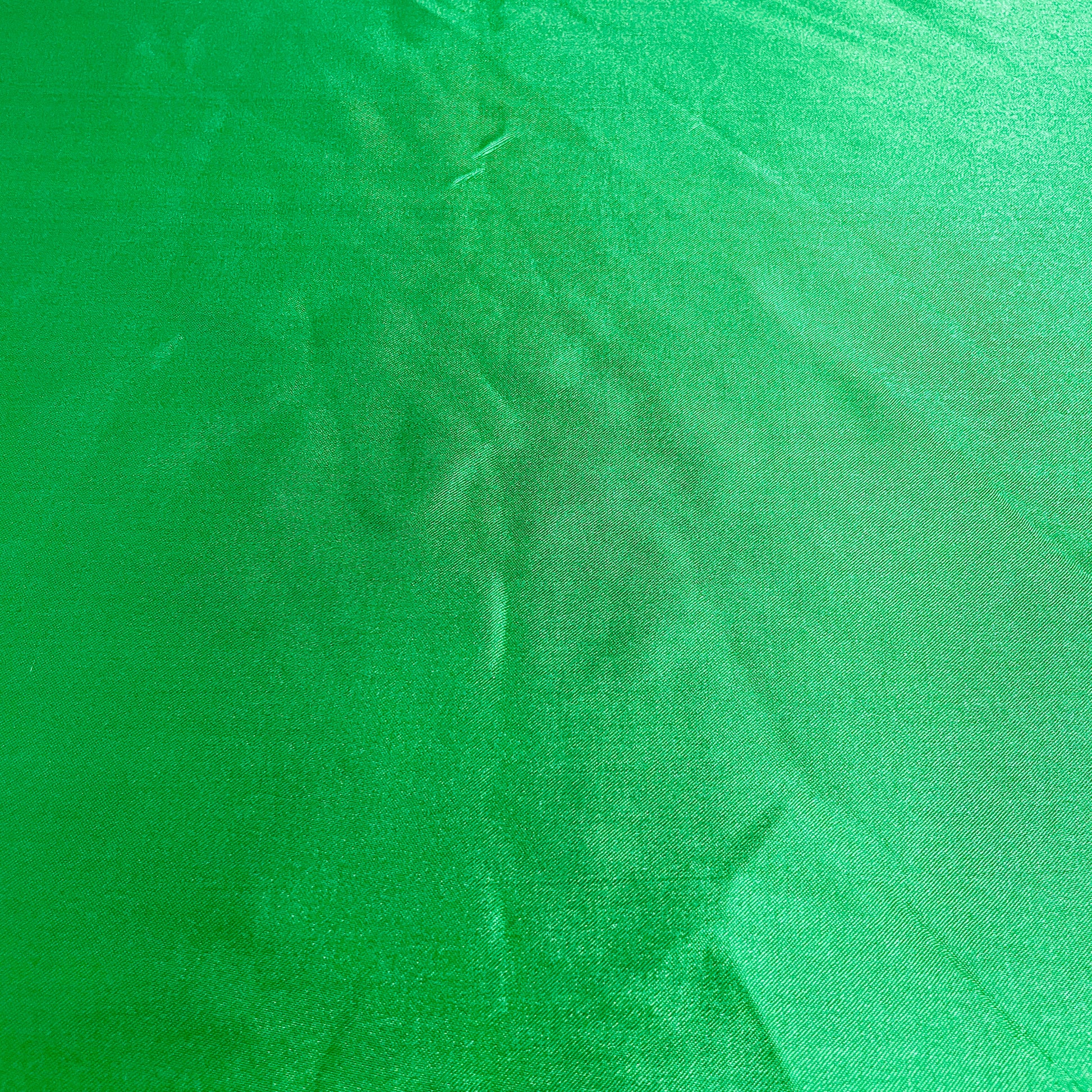 India Green Solid Satin Fabric - TradeUNO