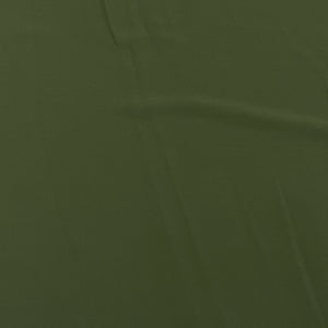 Classic Olive Green Solid Georgette Fabric