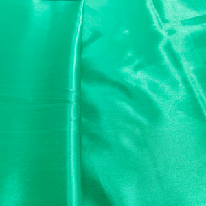 Shamrock Green Solid Satin Fabric - TradeUNO