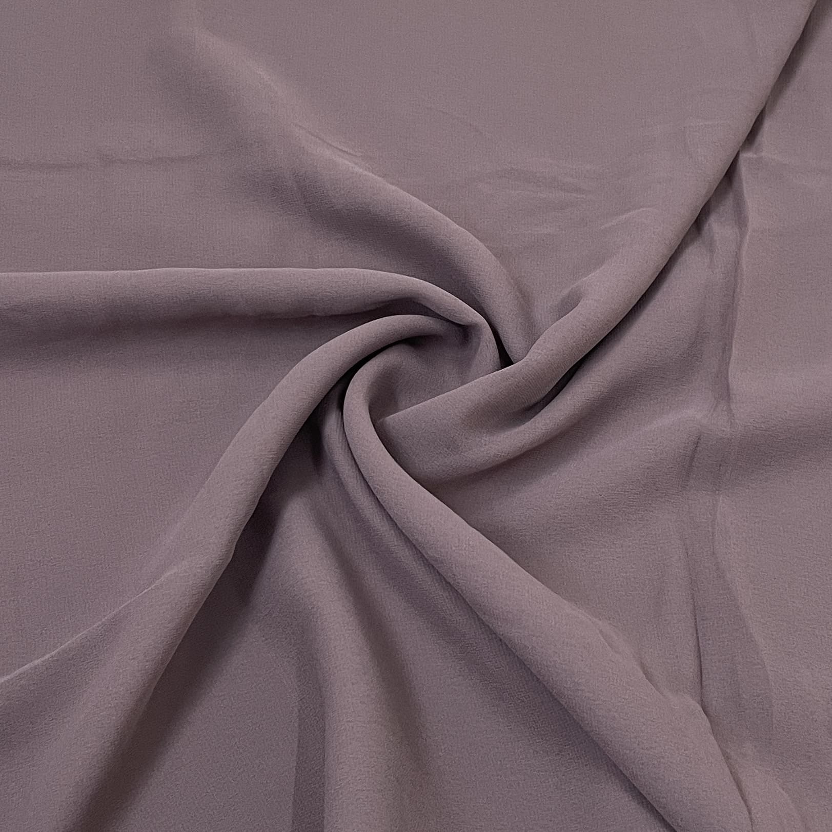 classic dusky purple solid georgette fabric
