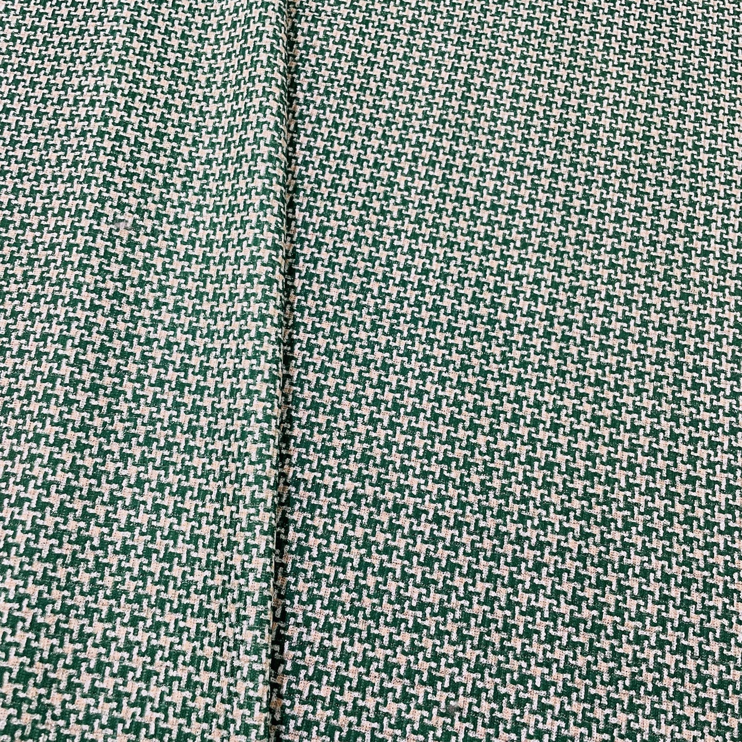 Classic  Green Tweed Fabric