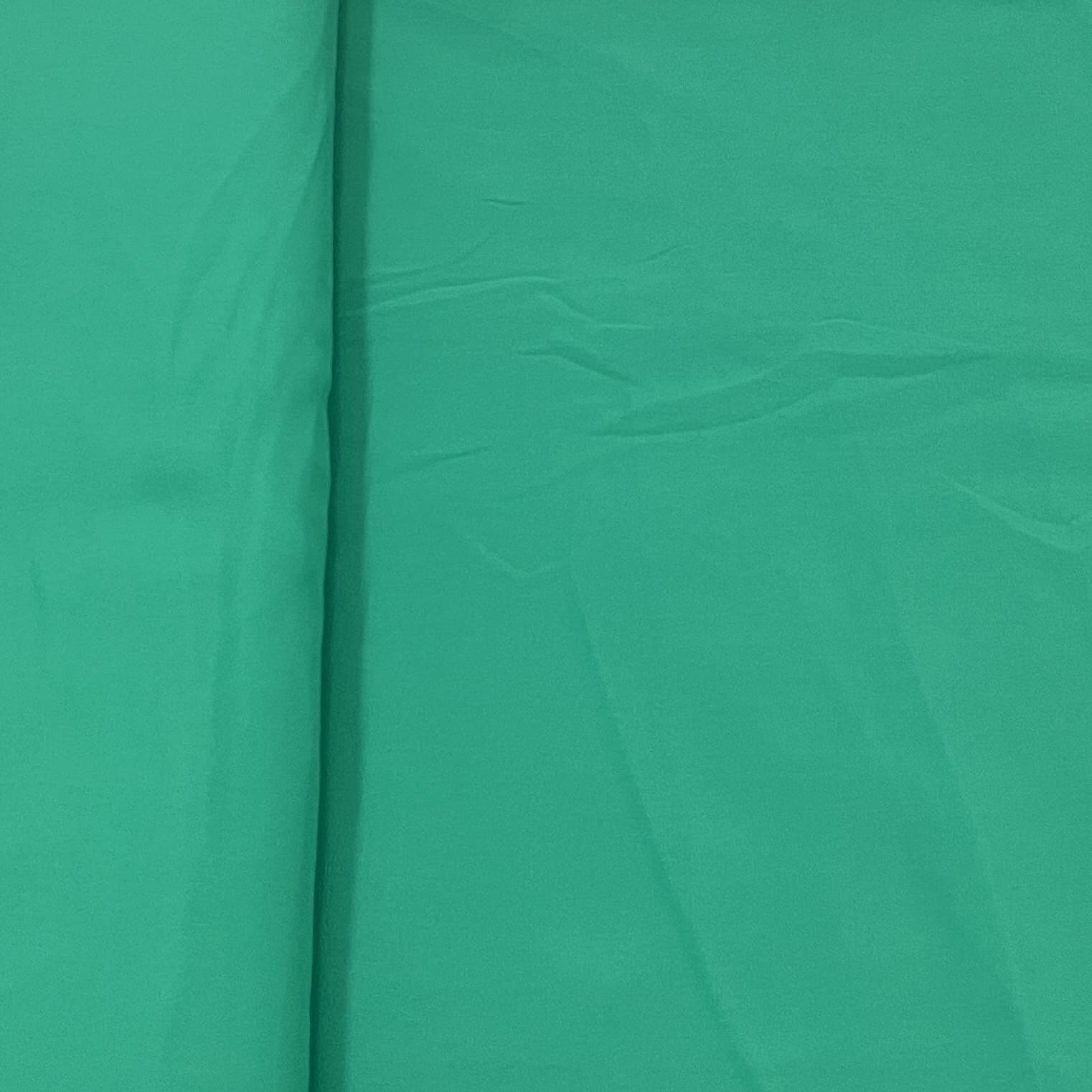 Classic Cool Green Solid Georgette Fabric - TradeUNO