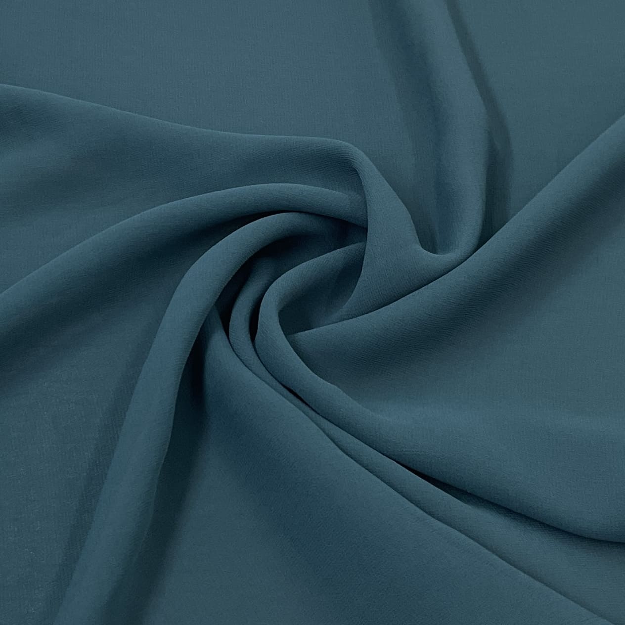classic teal green solid georgette fabric