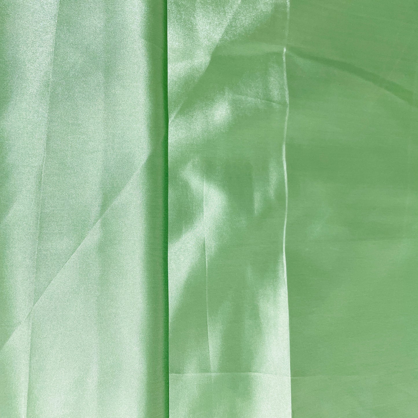 Parrot Green Solid Satin Fabric - TradeUNO