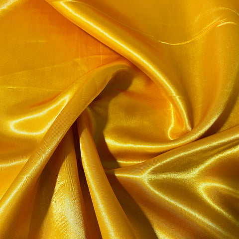 Dark Orange Solid Satin Fabric - TradeUNO
