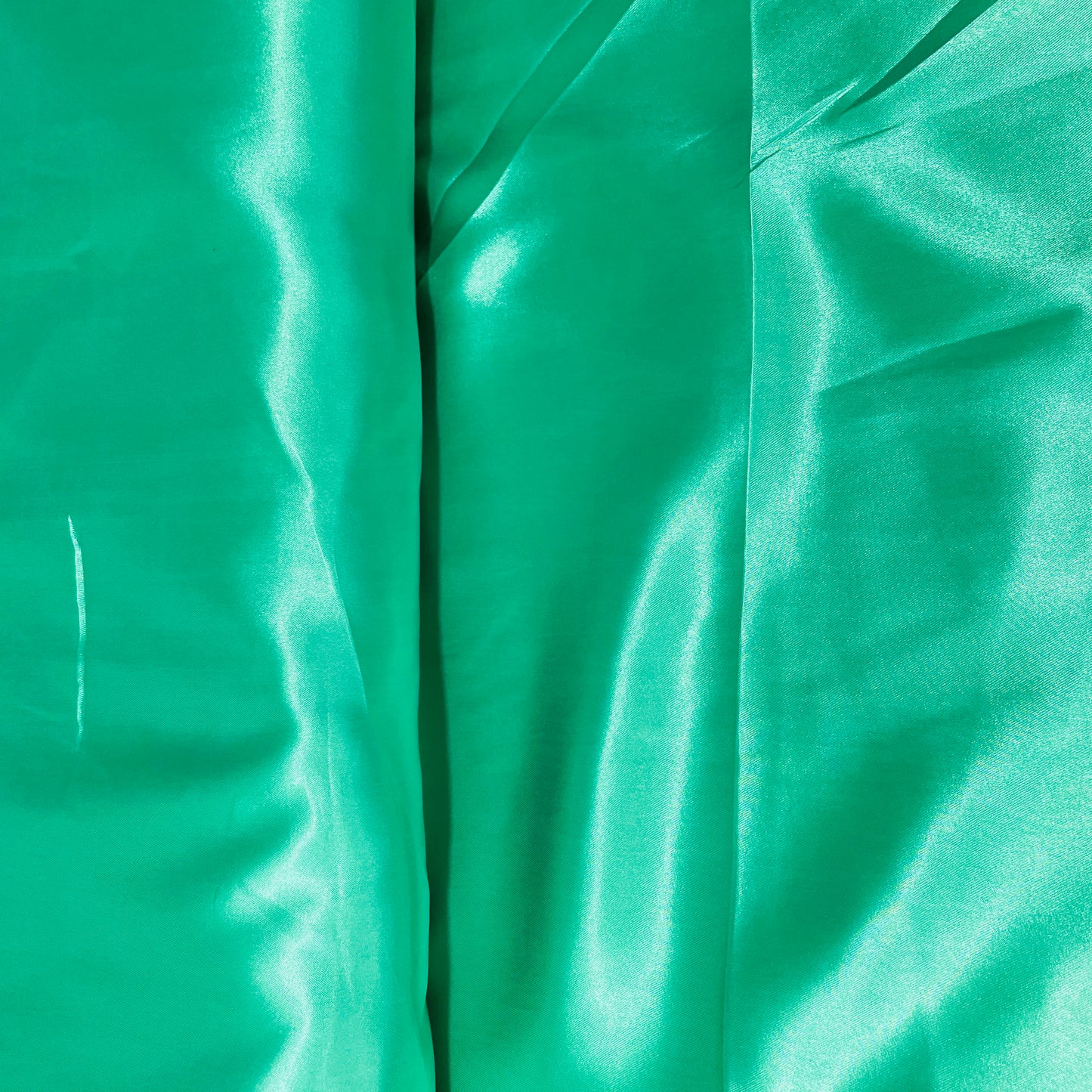 Green Solid Satin Fabric - TradeUNO