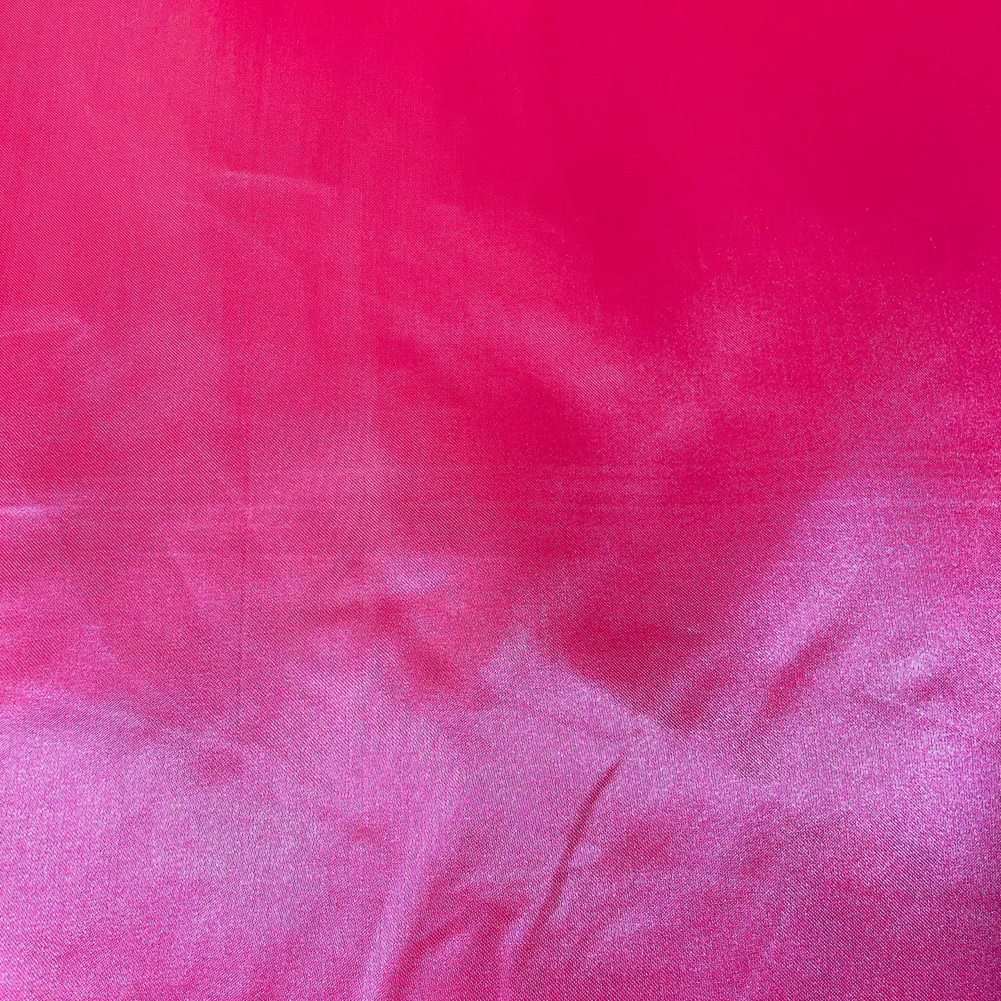 Bright Pink Solid Satin Fabric - TradeUNO