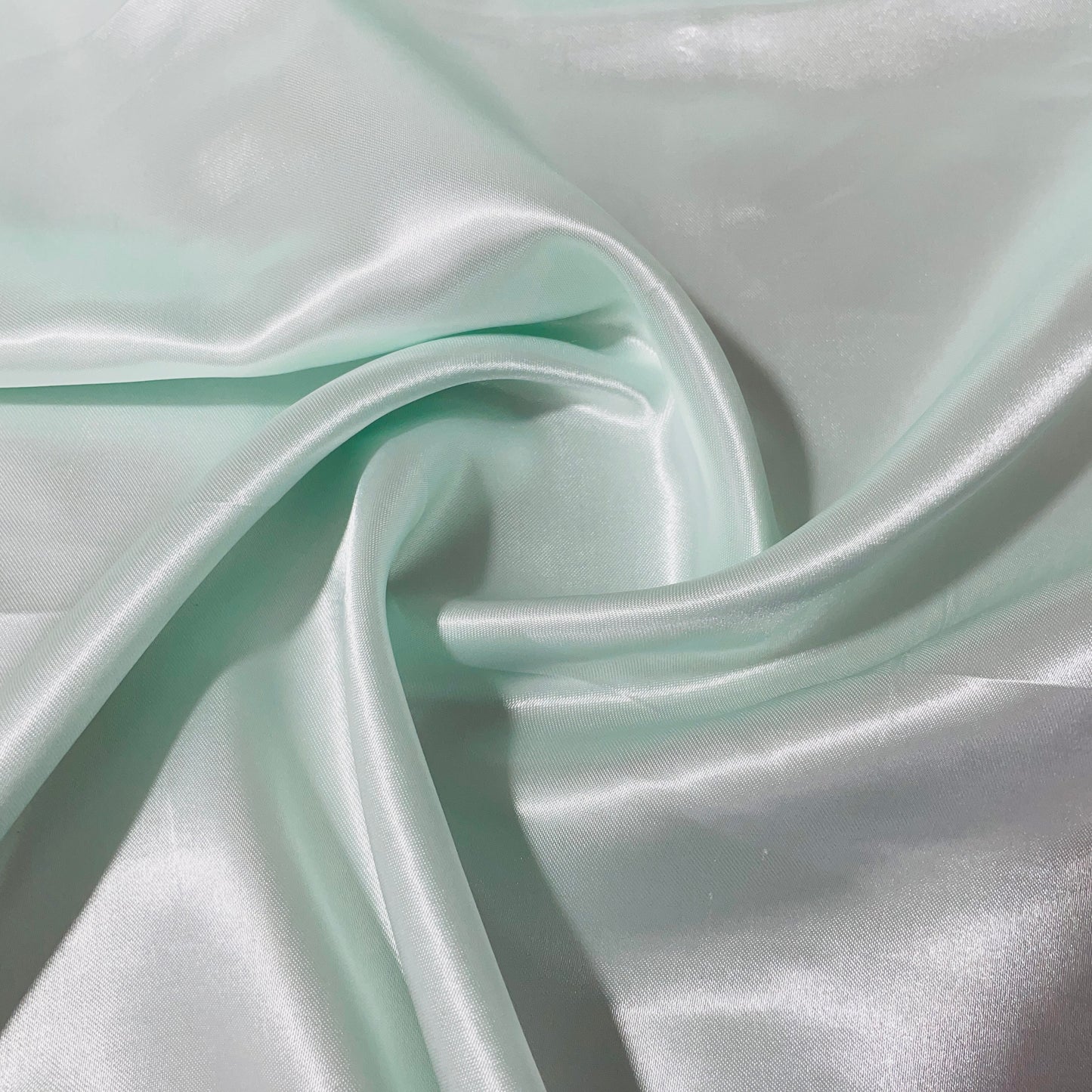 Sea Green Solid Satin Fabric - TradeUNO