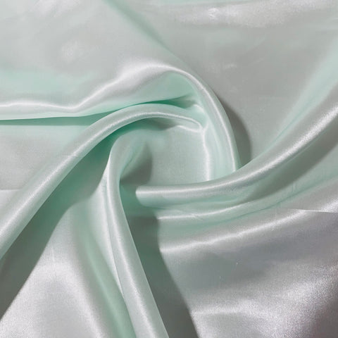 Sea Green Solid Satin Fabric - TradeUNO