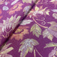 Premium Purple Tropical Print Muslin Fabric