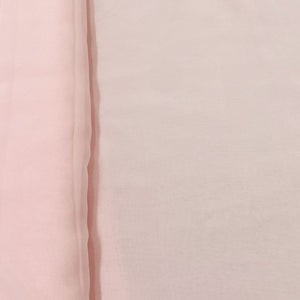 Classic Salmon Pink Solid Georgette Fabric