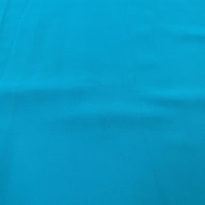Classic Turquoise Blue Solid Georgette Fabric