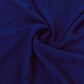 Classic Indigo Blue Solid Georgette Fabric