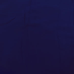Classic Indigo Blue Solid Georgette Fabric