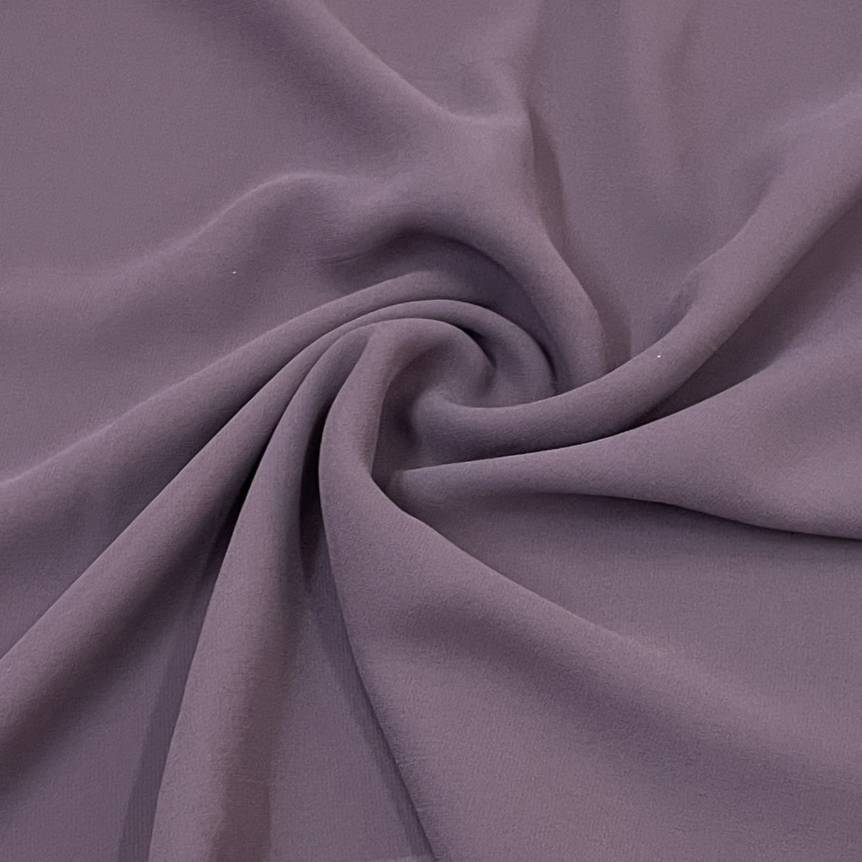 classic dark dusky purple solid georgette fabric