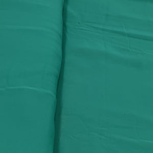 Classic Green Solid Georgette Fabric