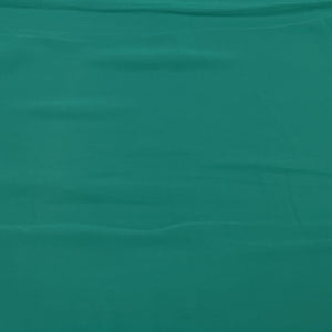 Classic Green Solid Georgette Fabric
