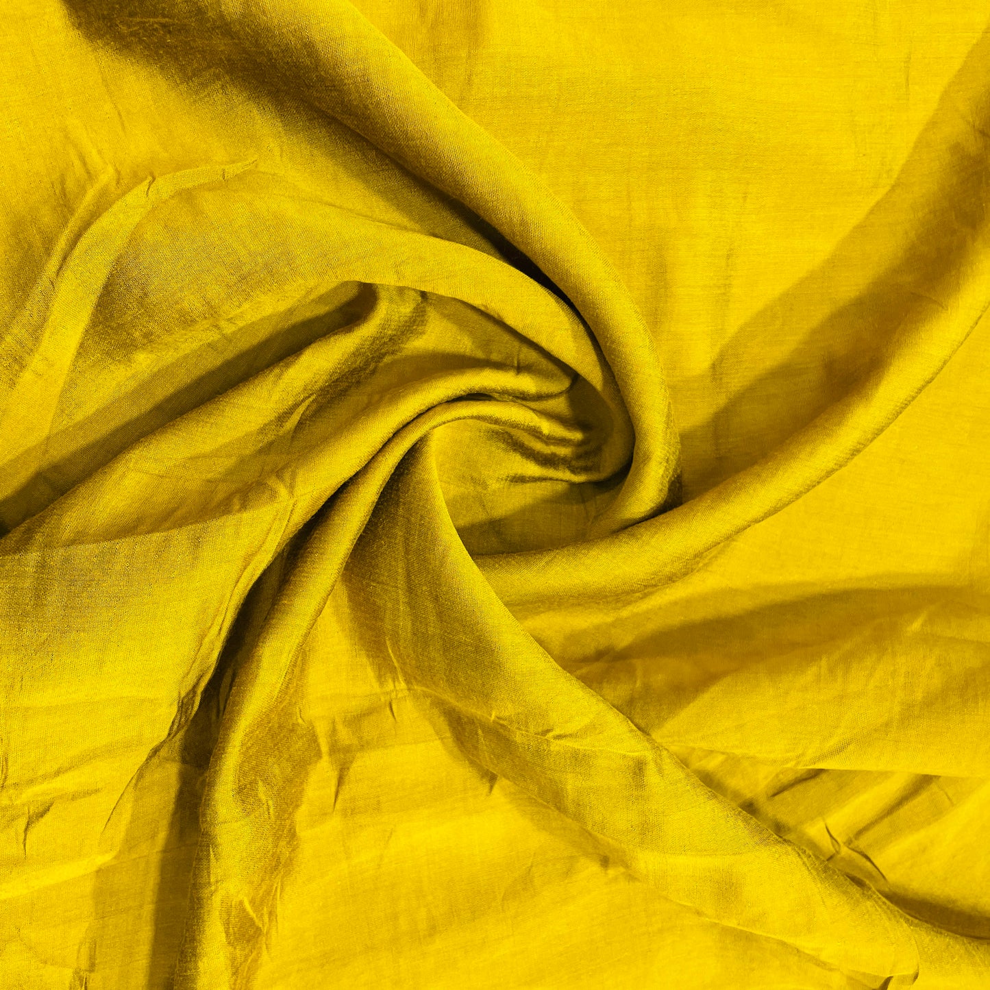 Exclusive Mustard Solid Silk Fabric