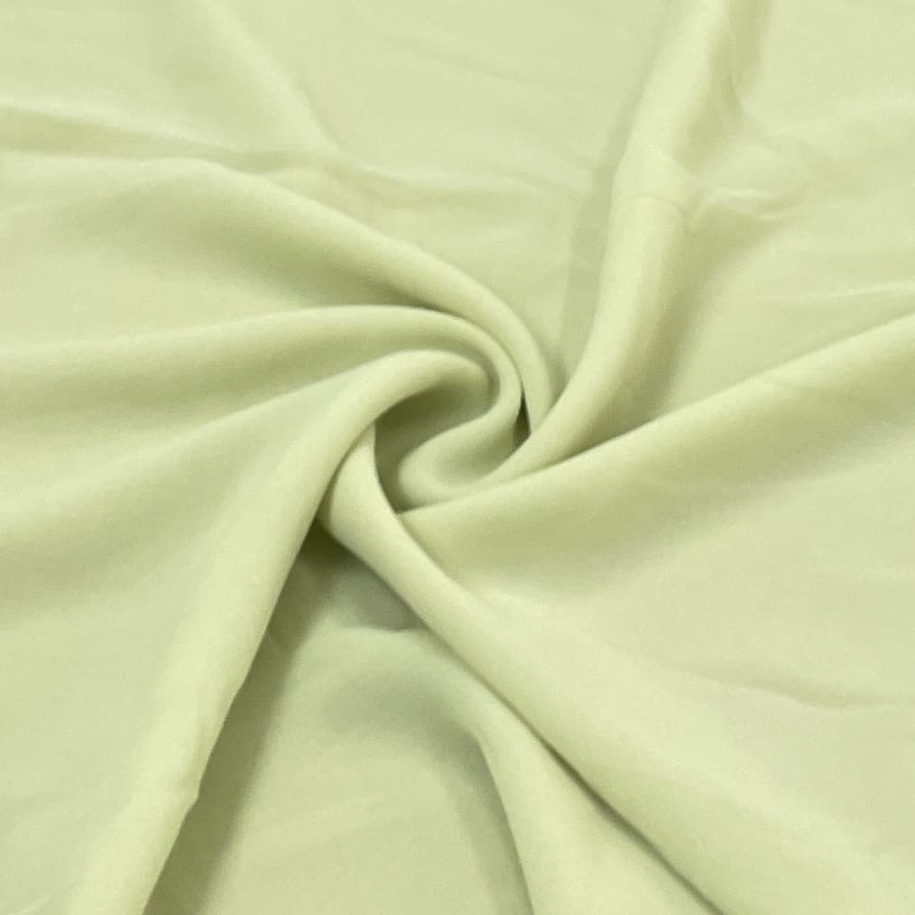 classic lime green solid georgette fabric