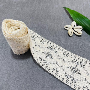 Off Cream Dyeable Cotton Lace PC-9217 - TradeUNO