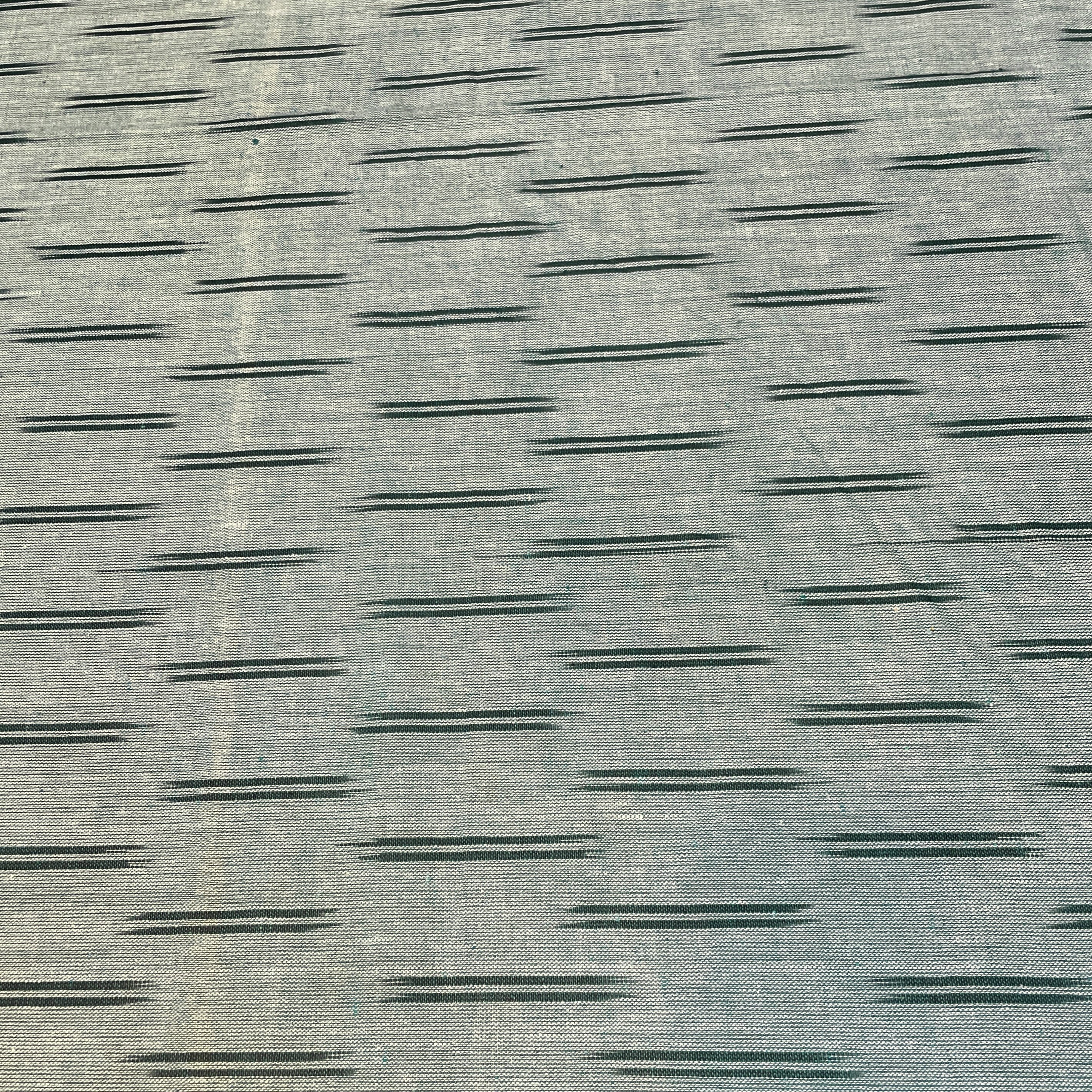 Premium Green Ikkat Print Cotton Fabric