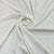 White Floral Satin Fabric