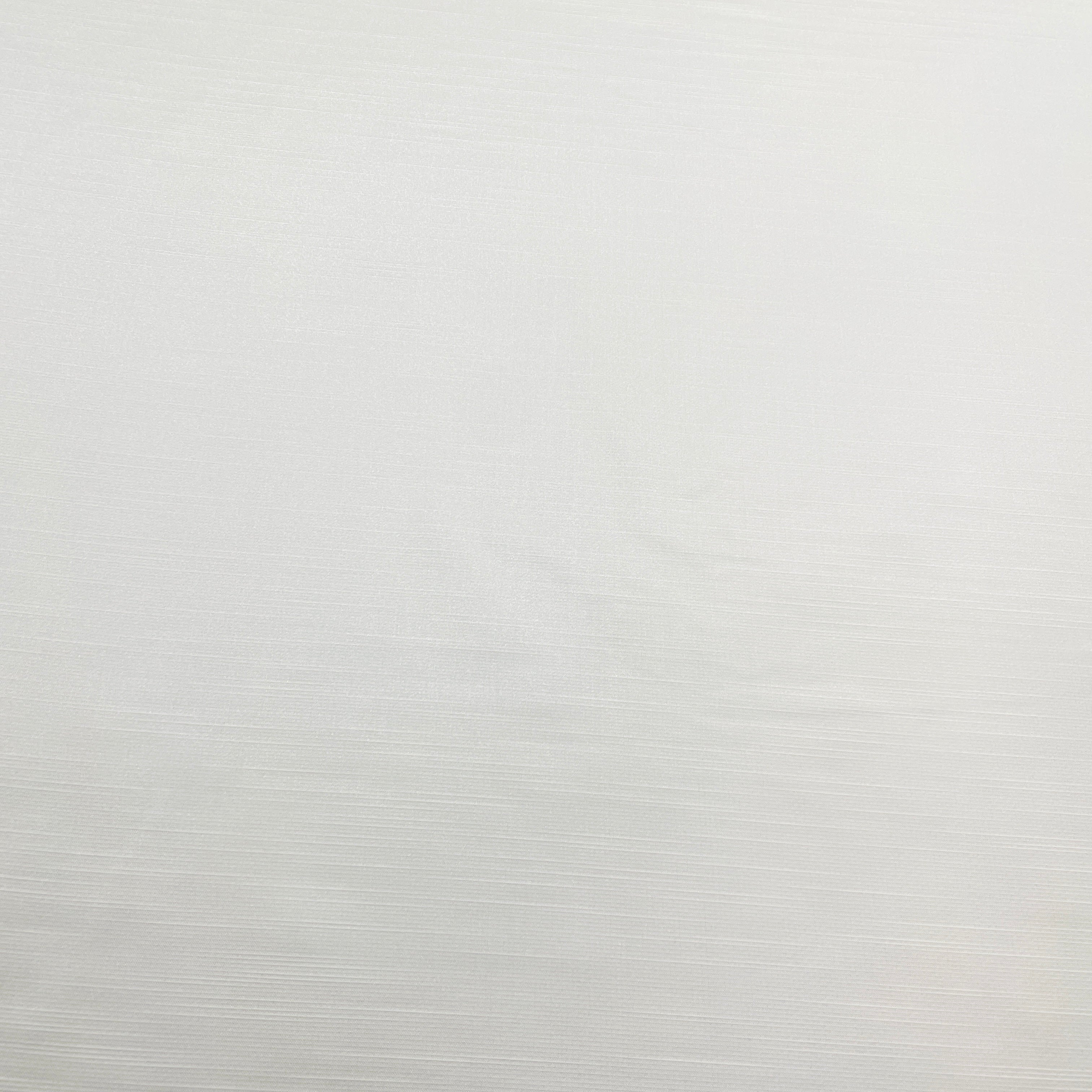 White Solid Dobby Satin Fabric