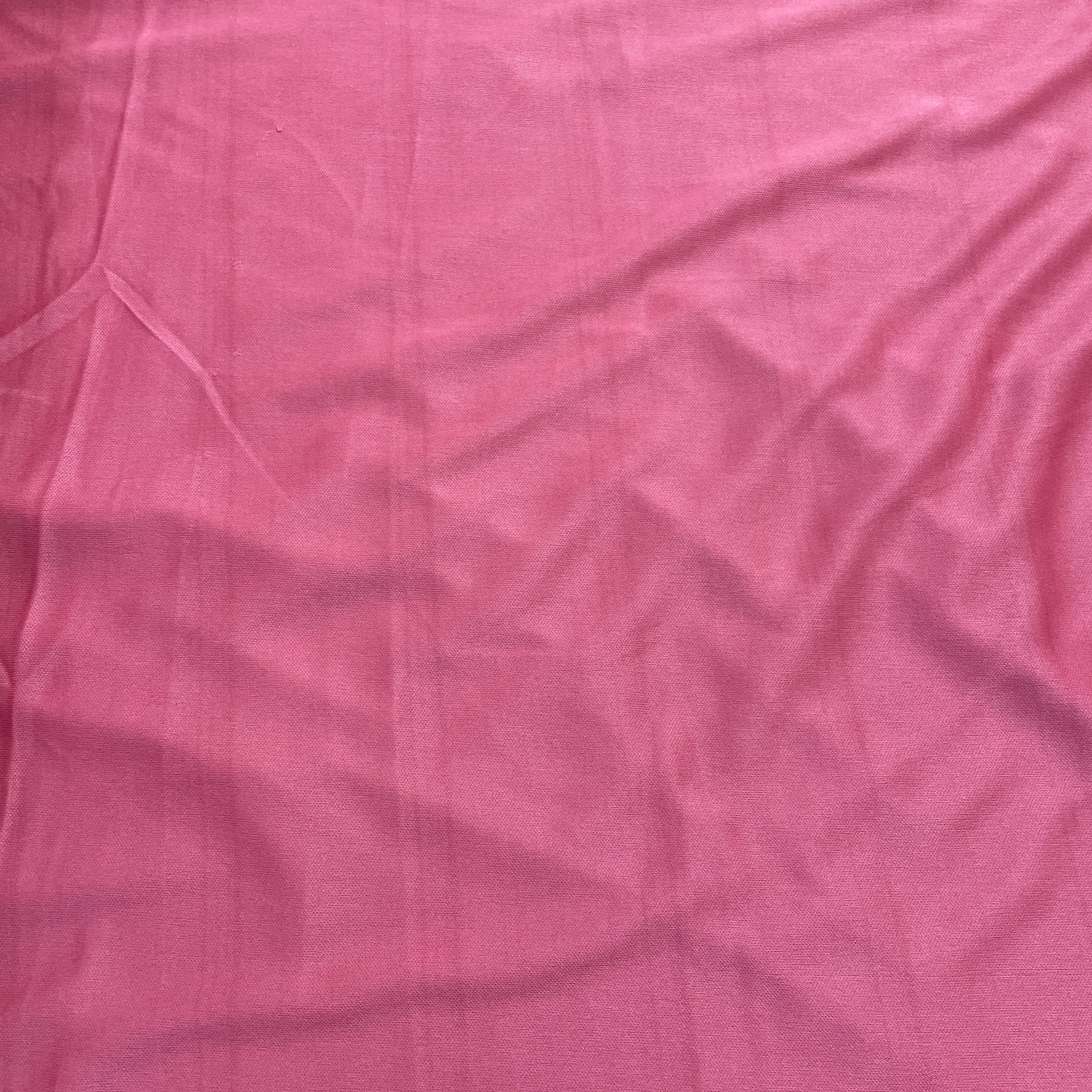 Strawberry Pink Solid Lycra Dyed Fabric