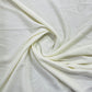 Off White Solid Lycra Dyed Fabric