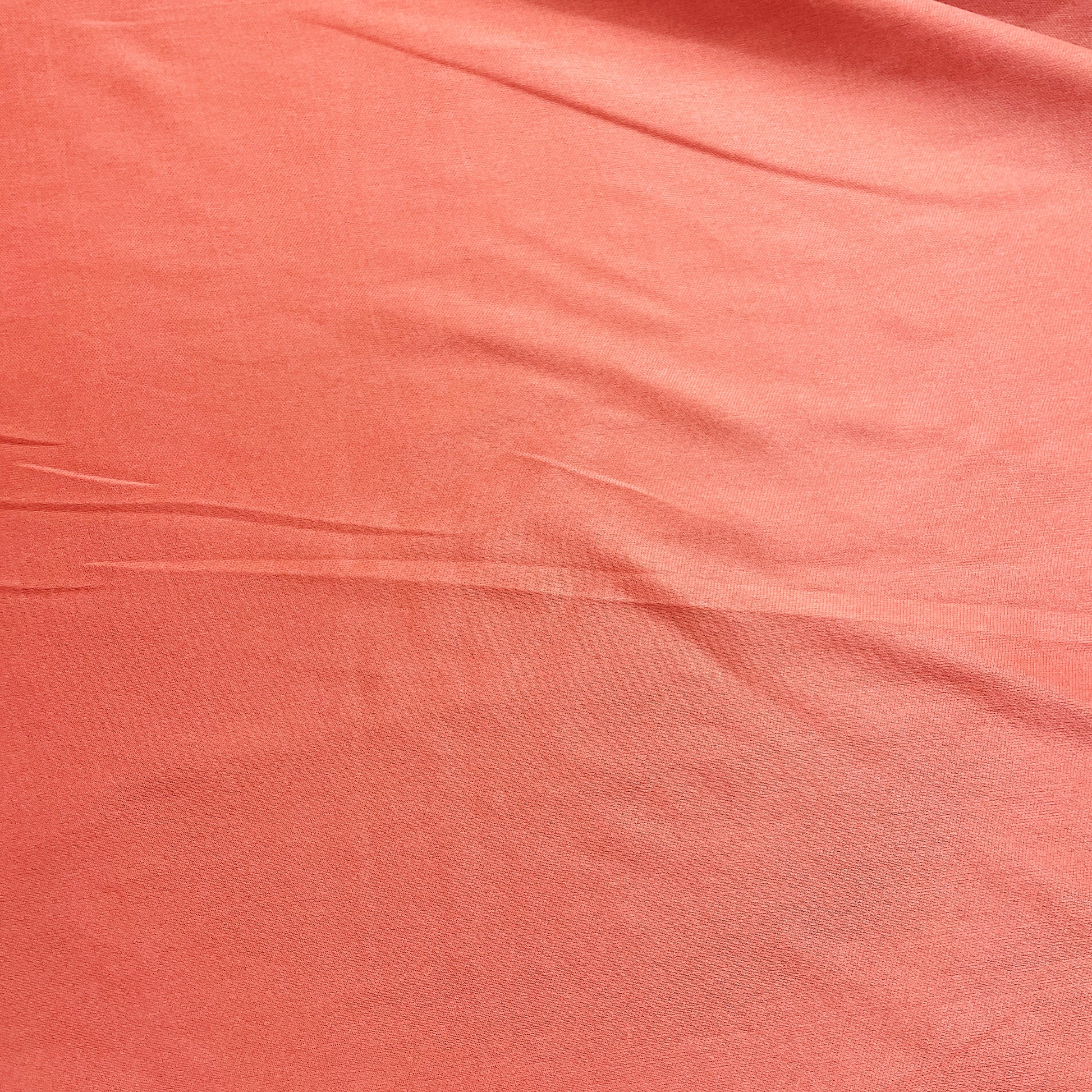 Rust Brown Solid Lycra Dyed Fabric