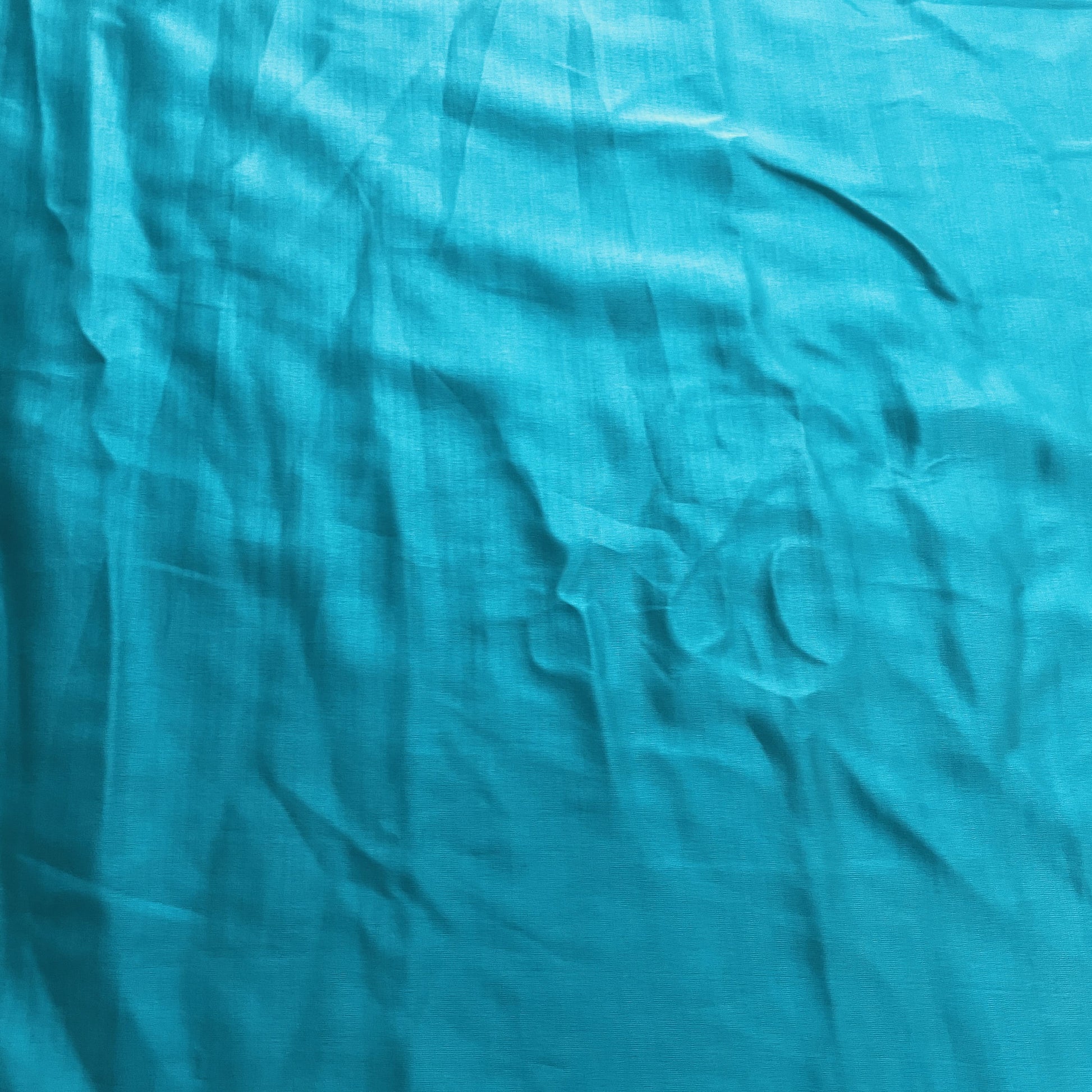 Classic Teal Green Solid Bemberg Silk