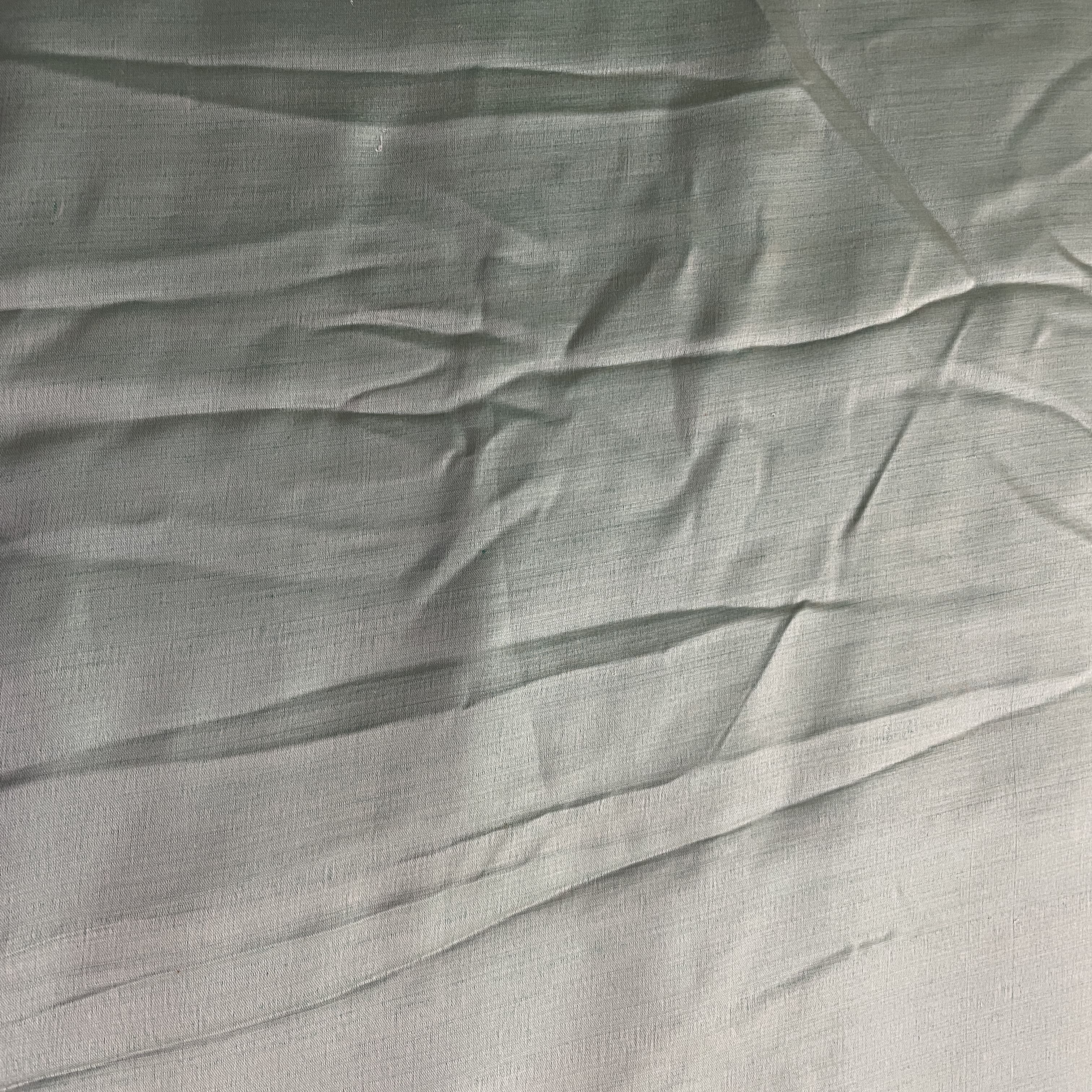 Classic Grey Light Green Solid Bemberg Silk