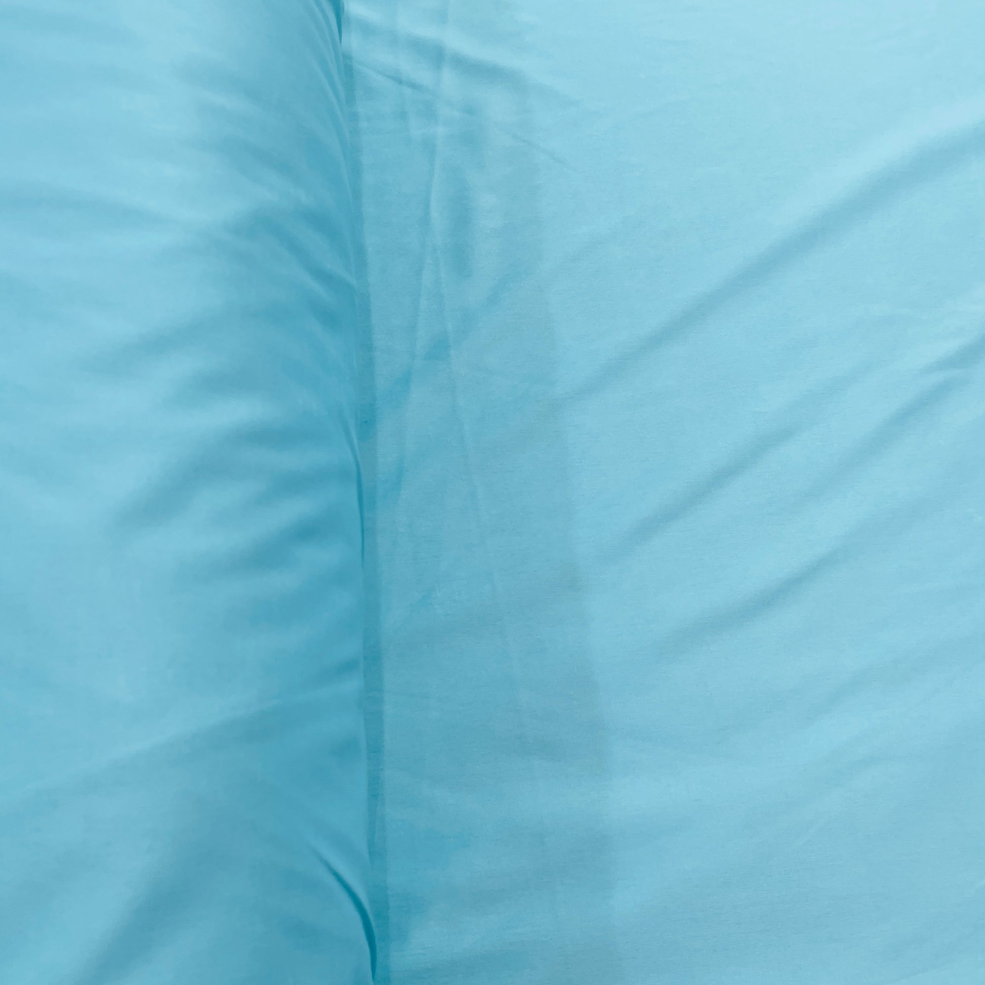 Aqua Blue Solid Lycra Dyed Fabric