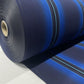Premium Blue and Black Stripes Acrylic Fabric