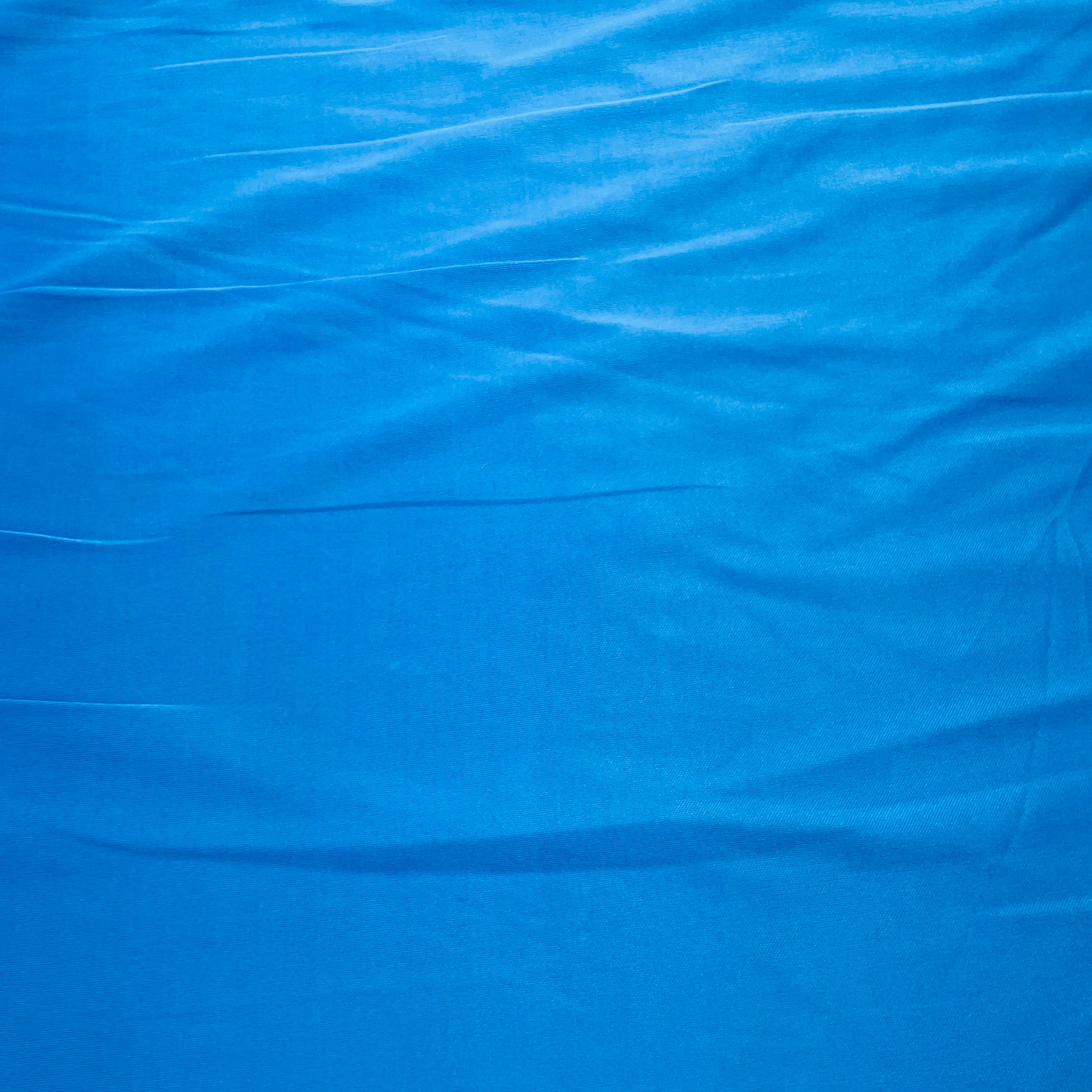 Bright Blue Solid Lycra Dyed Fabric