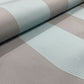 Premium Turquoise Blue with Grey Stripes Acrylic Fabric