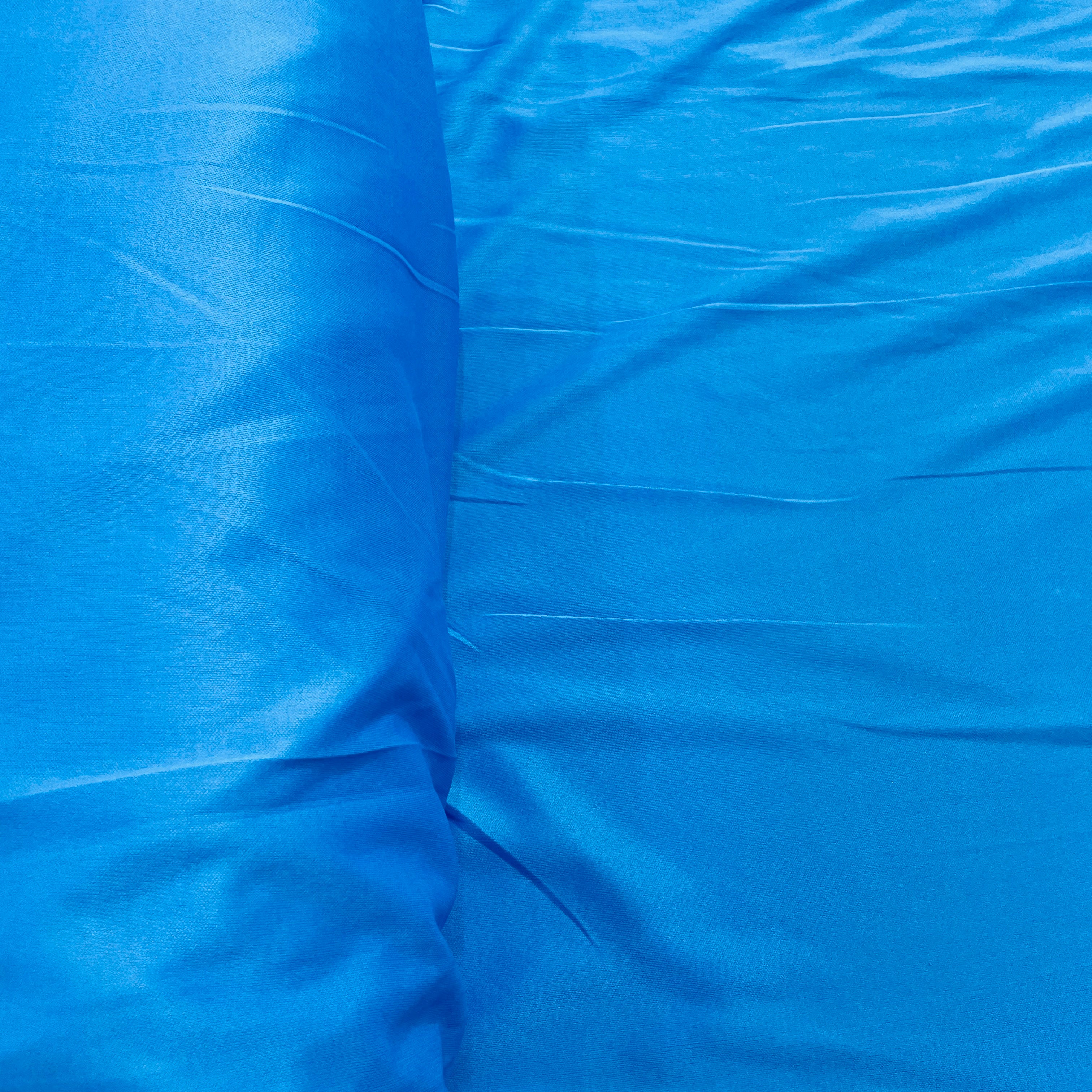 Bright Blue Solid Lycra Dyed Fabric