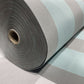 Premium Turquoise Blue with Grey Stripes Acrylic Fabric