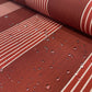 Premium Red and White Stripes Acrylic Fabric