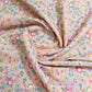 Peach Pink Floral Thread Embroidery Muslin - TradeUNO