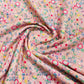 Pink Floral Thread Embroidery Muslin - TradeUNO