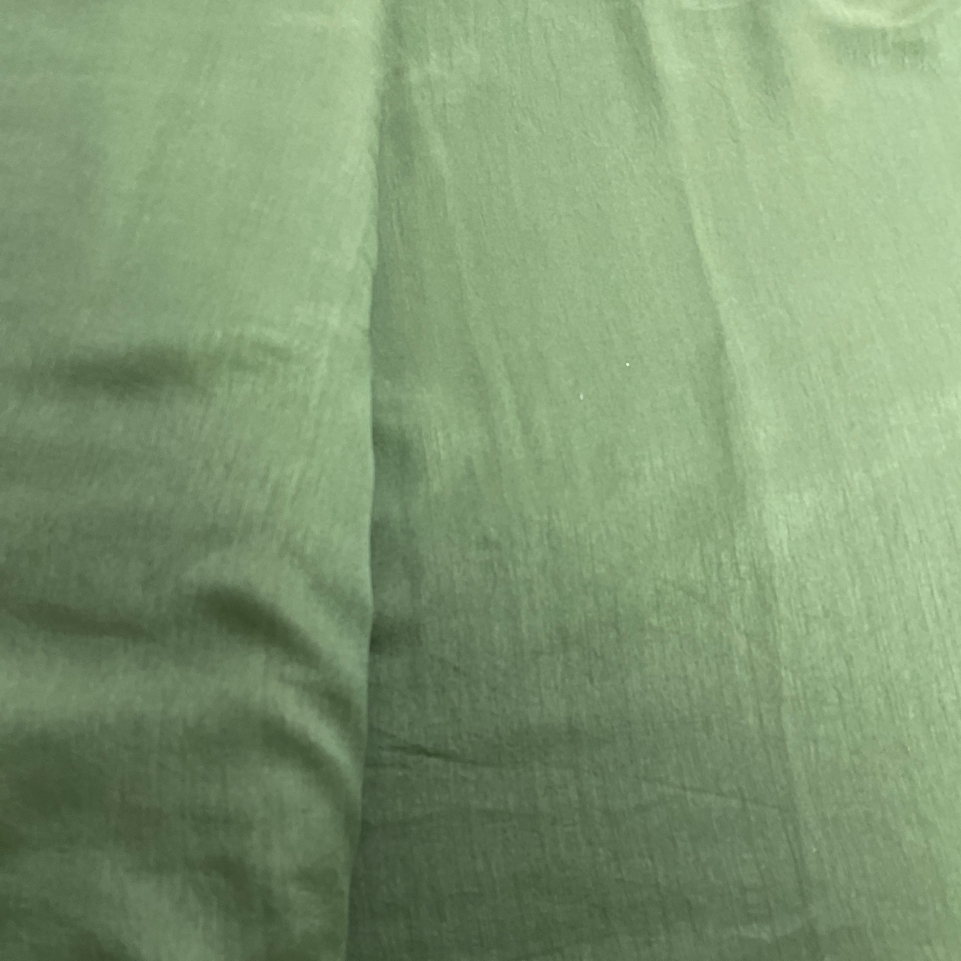 Classic  Olive Green Solid Bemberg Silk Fabric