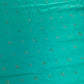 Exclusive Turquoise Green Mukaish Work Silk Fabric