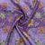 Exclusive Purple & Multicolor Floral Dola Silk Jacquard Fabric