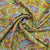 Exclusive Green Floral Sequence Embroidery Chinnon Fabric