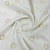 Exclusive White Floral Dyeable Silk Jacquard Fabric