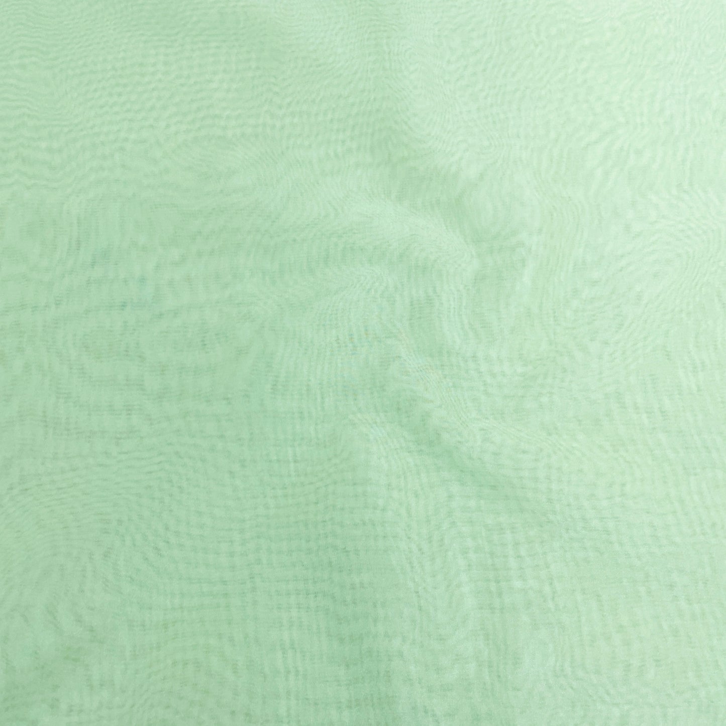 Exclusive Mint Green Solid Organza Fabric