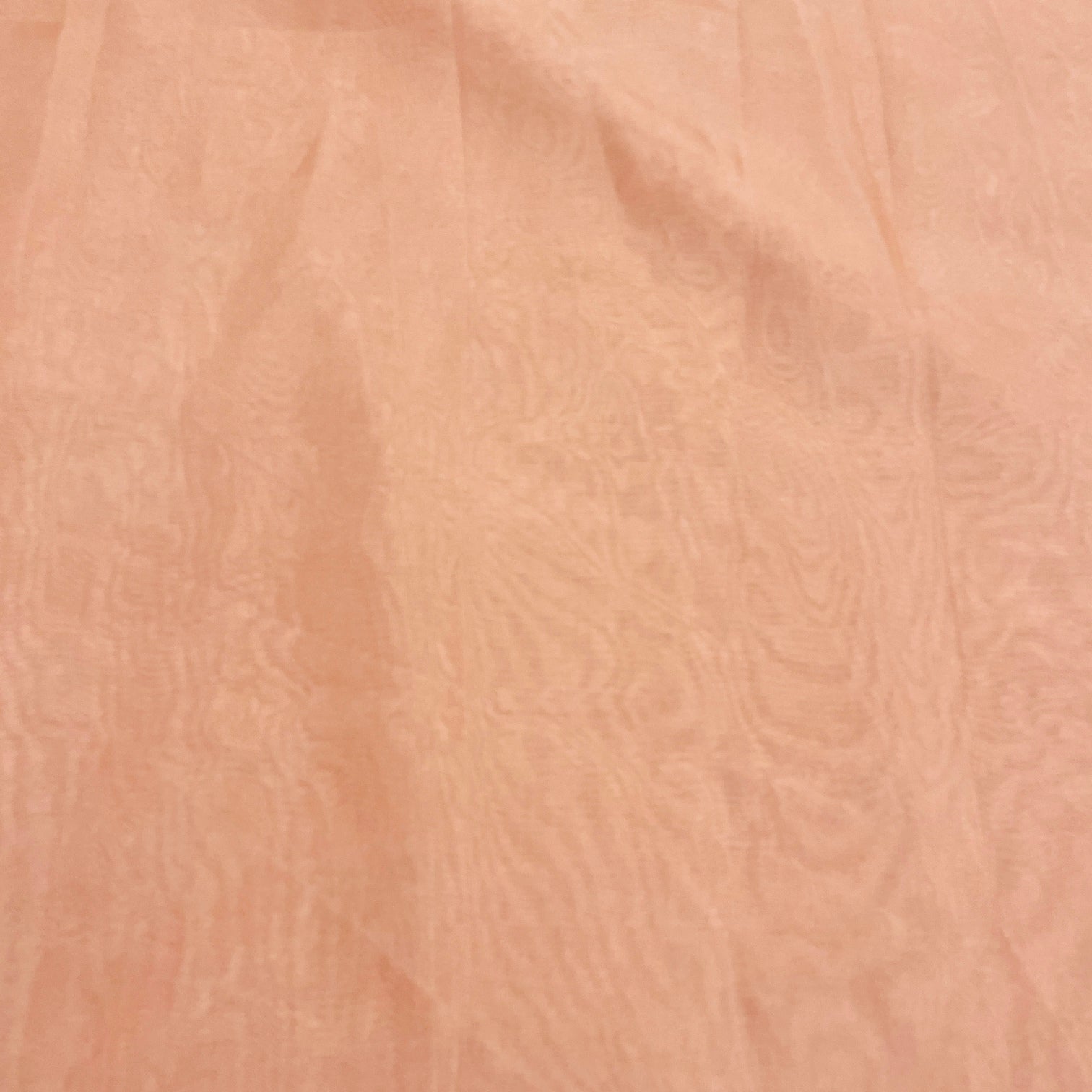 Exclusive Light Copper Solid Organza Fabric